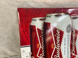 2012 tin Budweiser sign