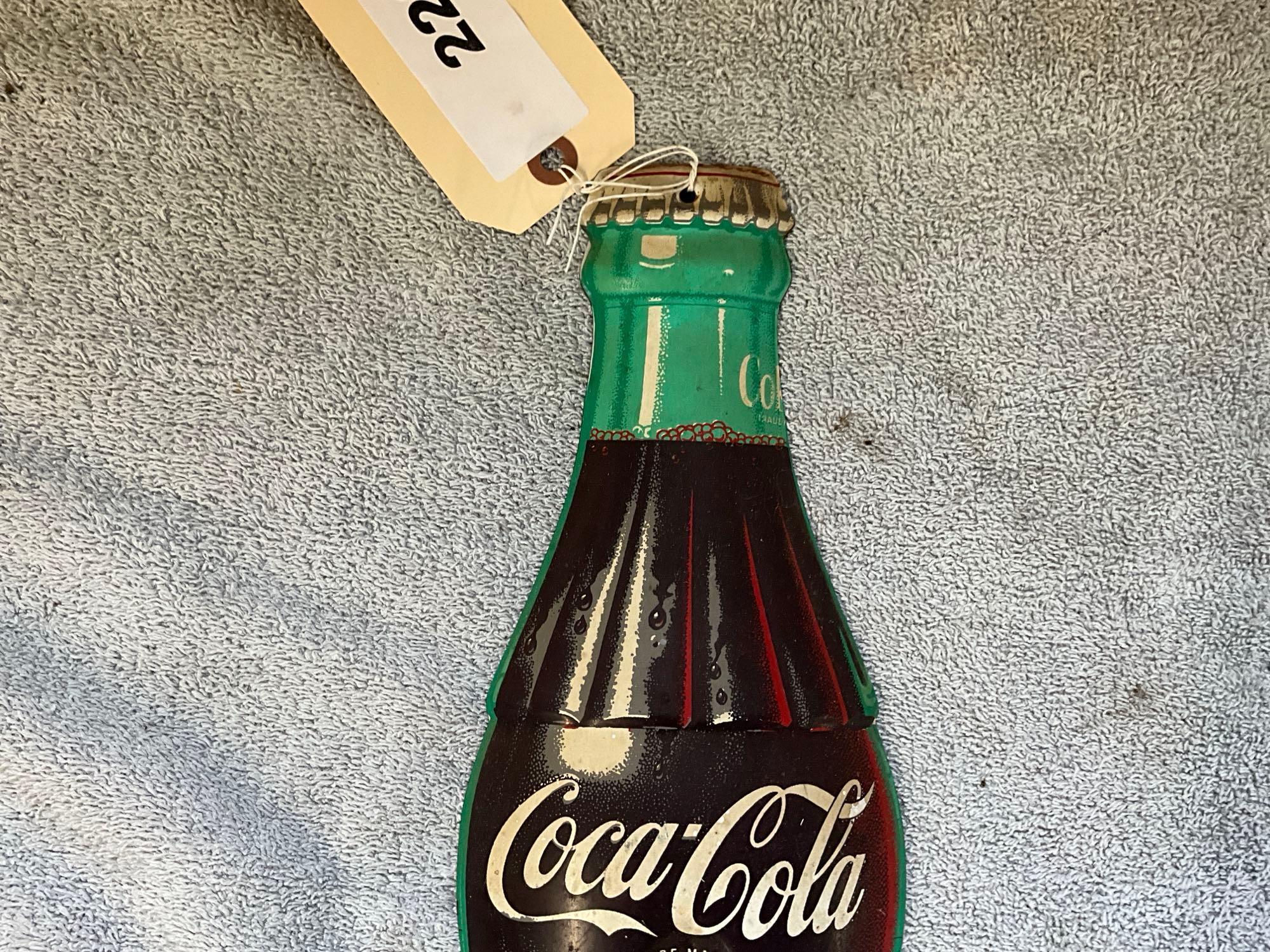Robertson Coca-Cola tin thermometer