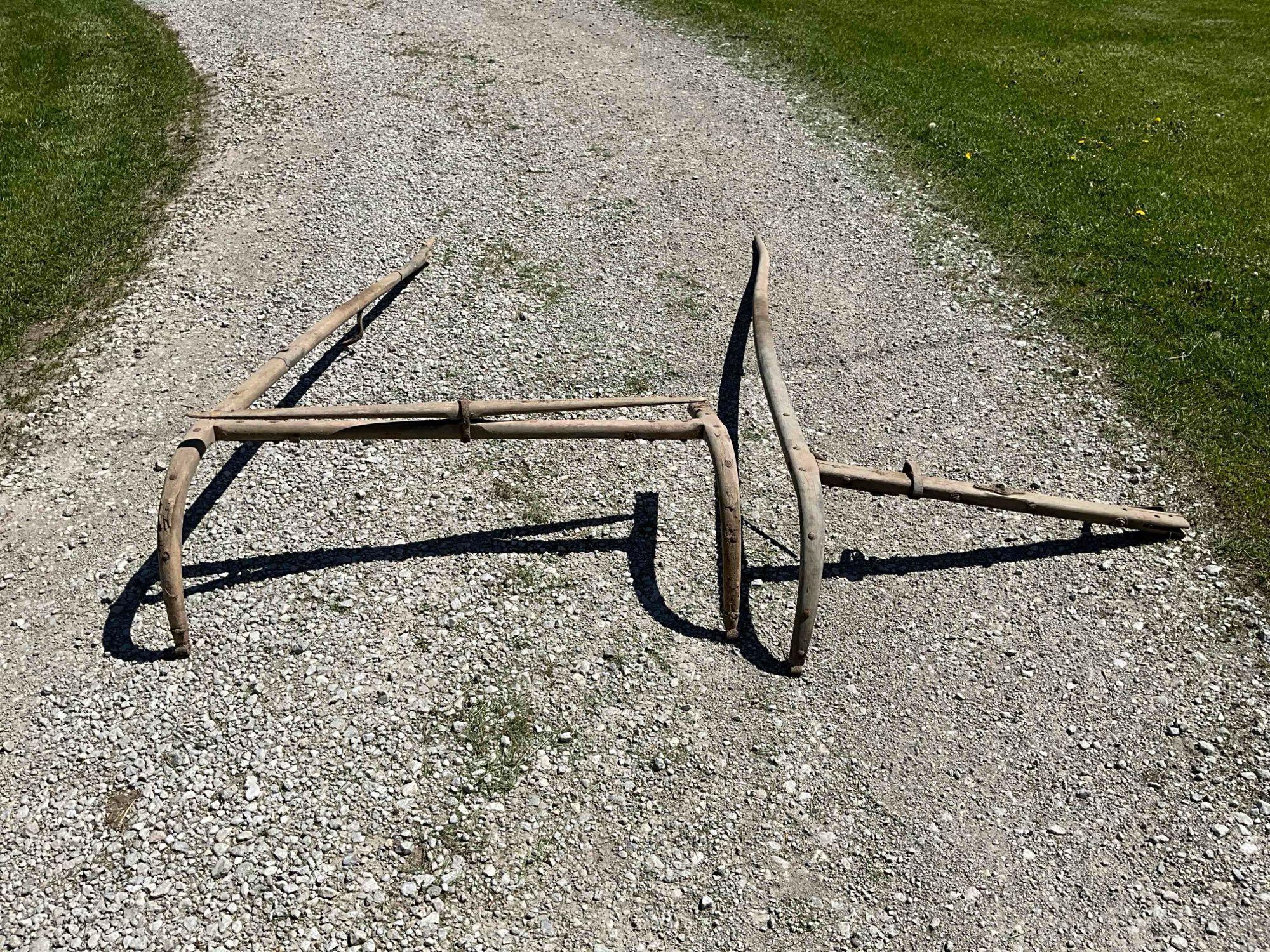 HORSE DRAWN HITCH PARTS AS PICTURED