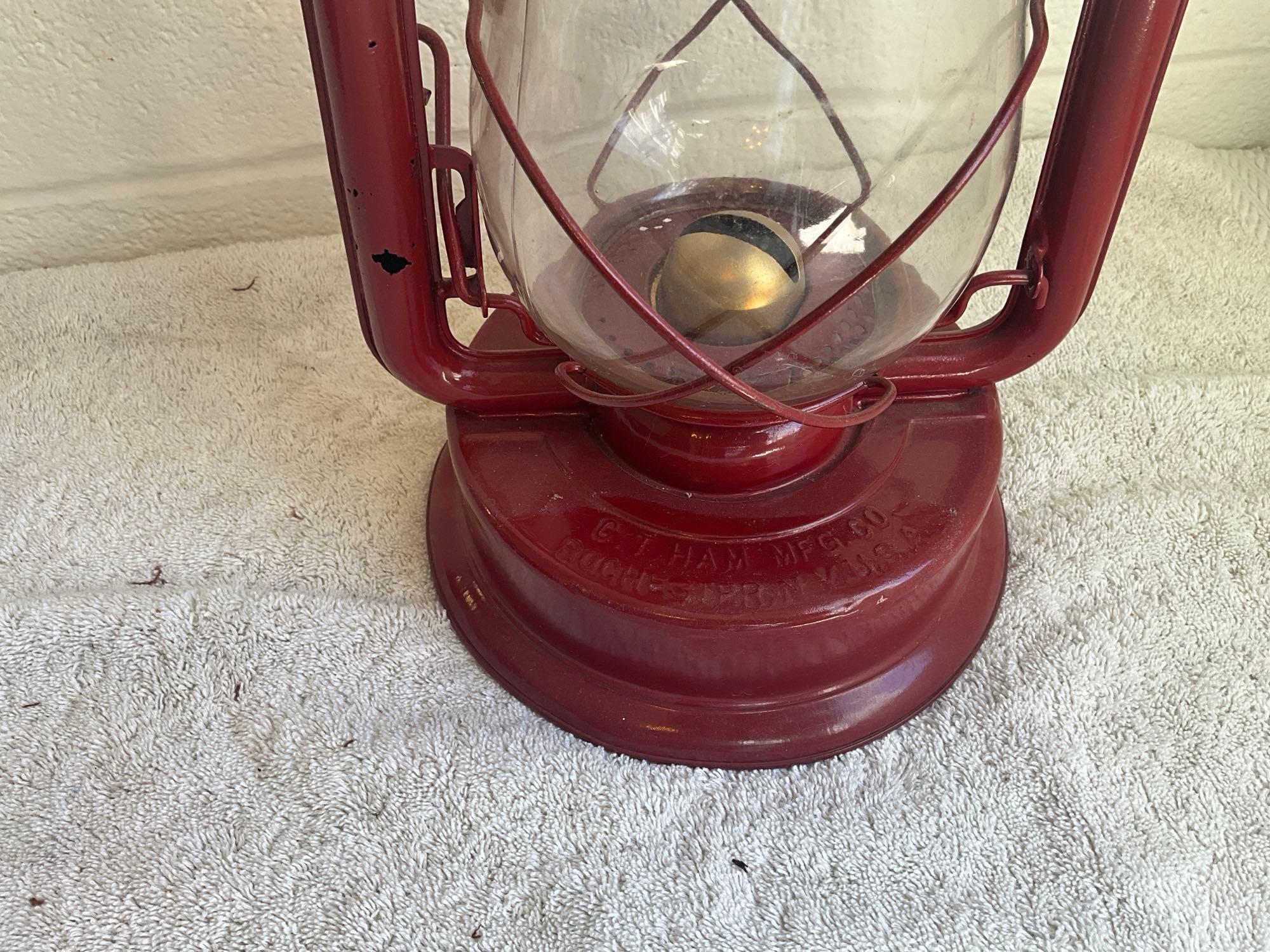 C.T. Ham #22 cold blast reliable barn lantern