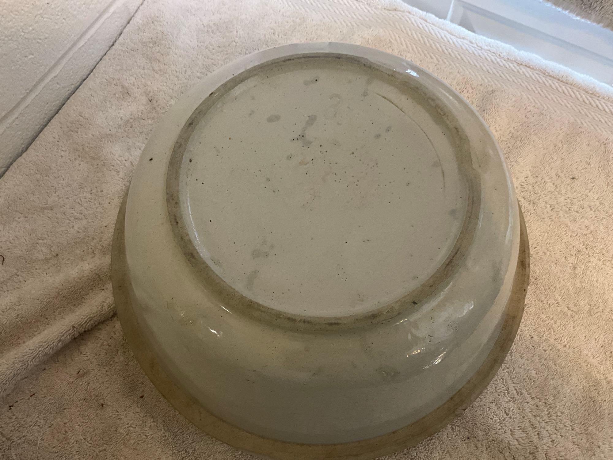 stoneware 3 gal. mixing bowl