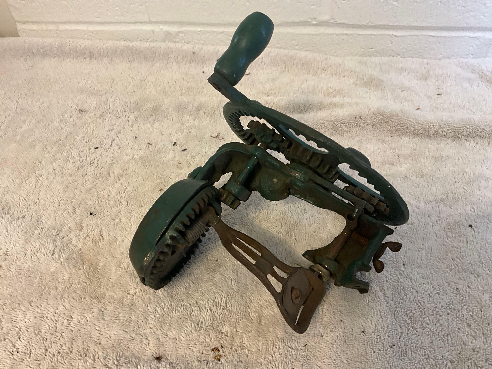 Rollman cherry pitter & unknown green apple peeler