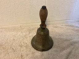 early brass school bell