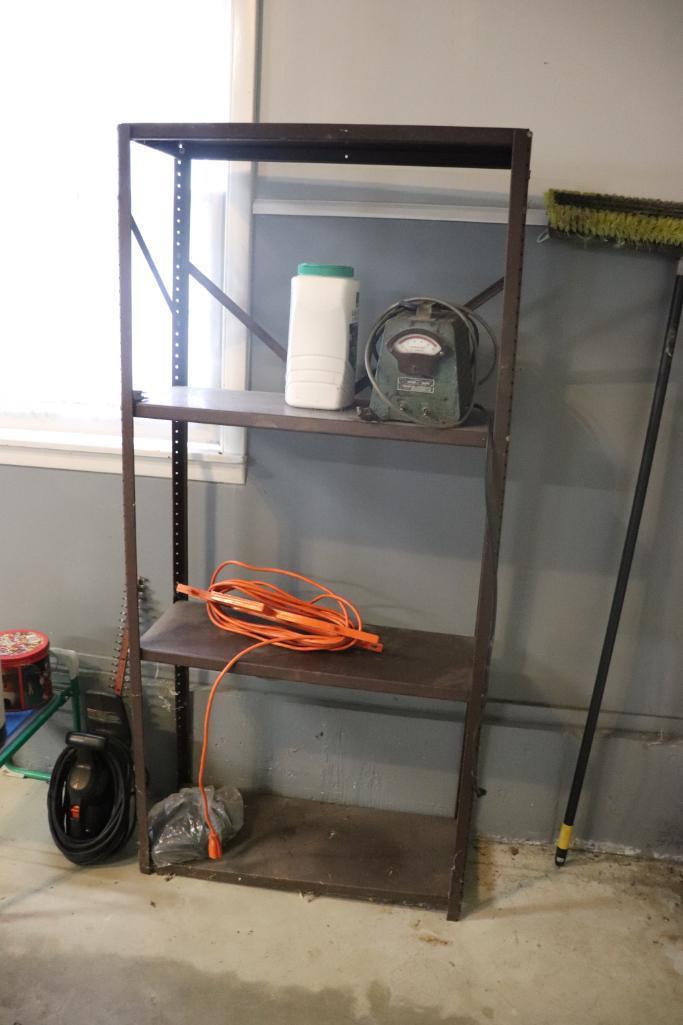 Hedge trimmers, Metal Shelf, Etc.