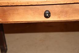 Wooden 1-Drawer Coffee Table