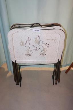 Vintage Metal TV Trays