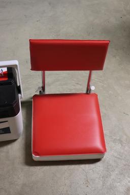 Vintage Stadium Seat & Vintage Delco Cooler