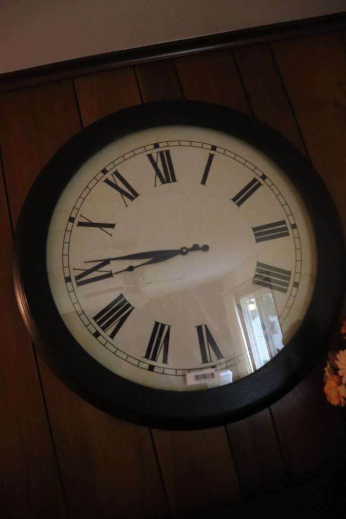 27 in. Diameter Wall Clock