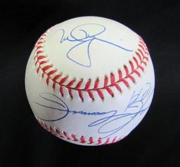 Mark McGwire and Sammy Sosa dual signed National League Baseball