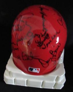 1982 St Louis Cardinals signed mini helmet