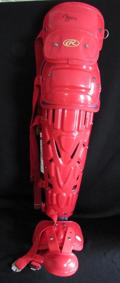 Yadier Molina signed shin guard