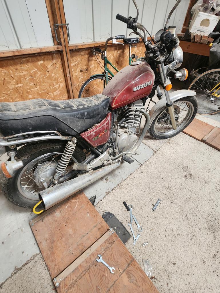 1980 Suzuki GN400X Motorcycle