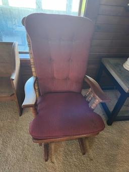 Modern Antique Wooden Rocker