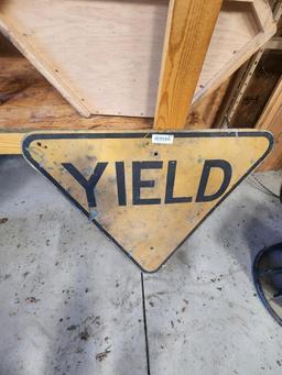 Vintage Yield sign