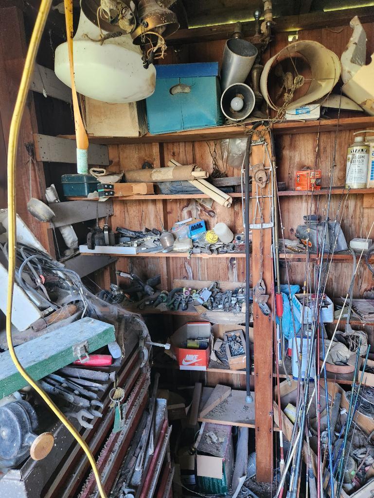 Contents of Tool Shed to include