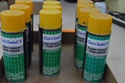 (10) Cans of Cub Cadet Spray Paint