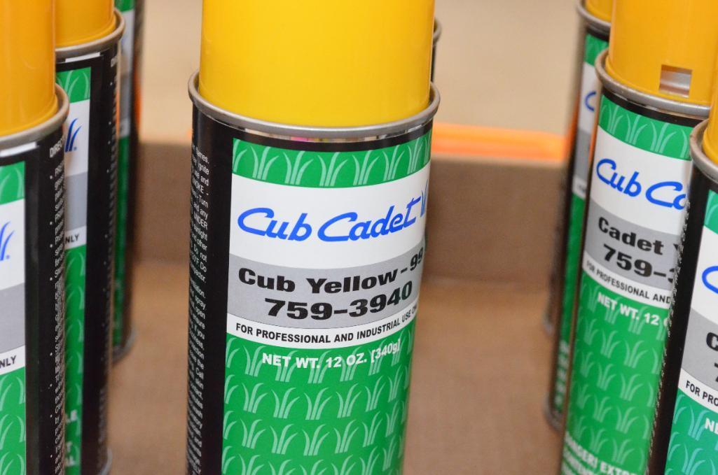 (10) Cans of Cub Cadet Spray Paint