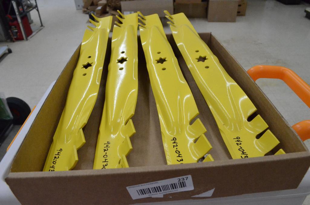 (4) Brand New Lawn Mower Blades