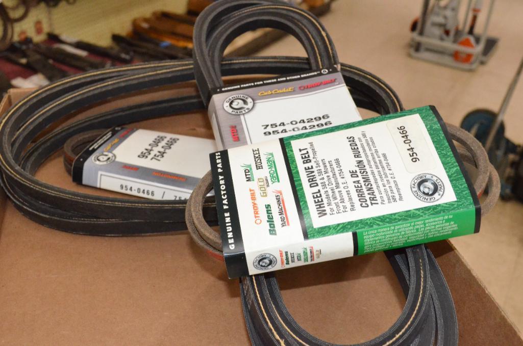 Quantity of lawn mower belts, as pictured