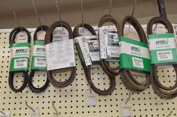 Quantity of lawn mower belts, as pictured