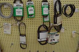 Quantity of lawn mower belts, as pictured