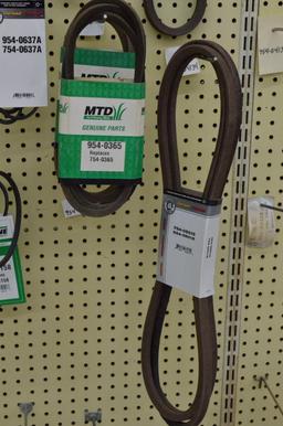 Quantity of lawn mower belts, as pictured
