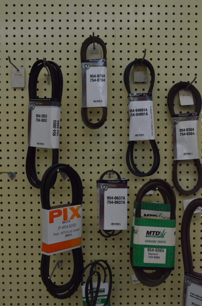 Quantity of lawn mower belts, as pictured