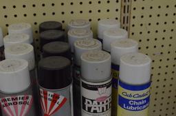 Quantity of Spray Paint & Chain Lubricant