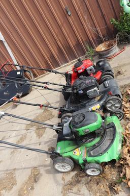 Lot Of (3) Push Mowers