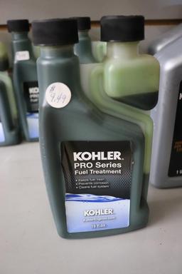 (4) Bottles of Kohler Fuel Treatment and (3) Kohler SAE 30 Universal Engine Oil