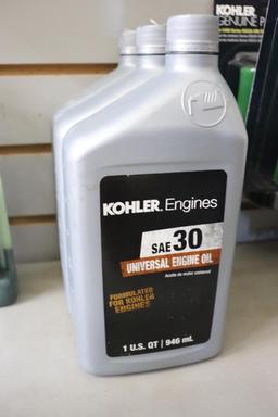(4) Bottles of Kohler Fuel Treatment and (3) Kohler SAE 30 Universal Engine Oil
