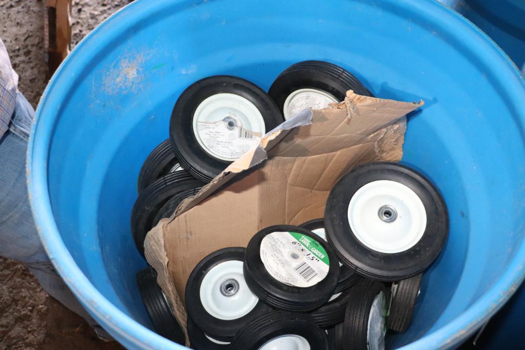 Large Quantity of Lawn Mower Wheels