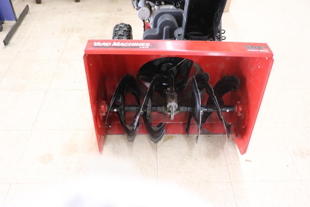 Yard Machine 24" Electric Start Snow Blower