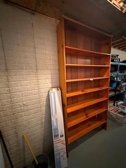 47X90 SOLID WOOD BOOKSHELF