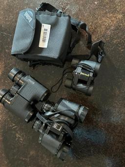 3 BUSHNELL BINOCULARS