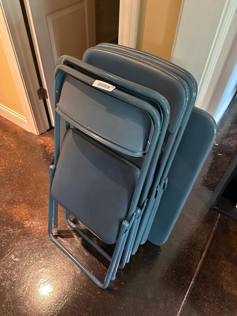 COSTCO CARD TABLE WITH 4 CHAIRS