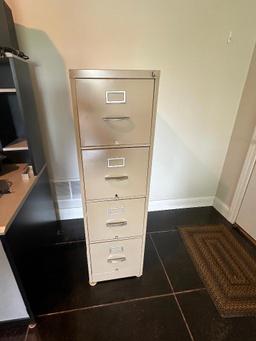 4 DRAWER METAL FILING CABINETS