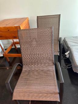 2 OUT DOOR CHAIRS