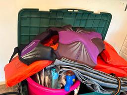 MISC LOT OF LIFE JACKETS