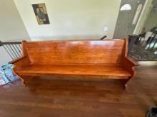 98 INCH CHURCH PEW