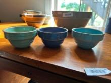 3 5 INCH POTTERY BOWLS