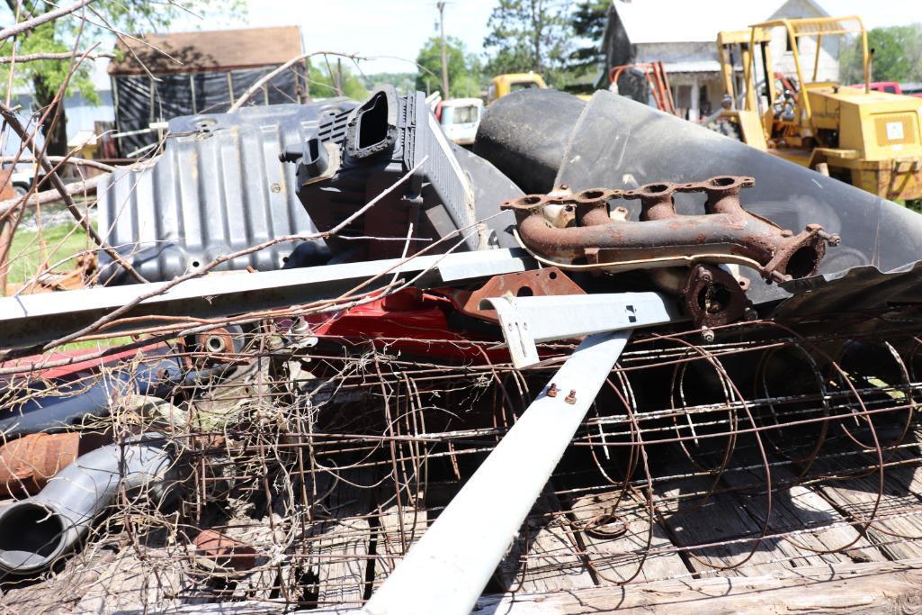 Older Hayrack & Scrap Iron being Sold For Salvage