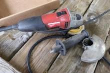 Milwaukee Electric Grinder with new disc