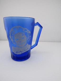 VINTAGE SHIRLEY TEMPLE GLASS WITH HANDLE