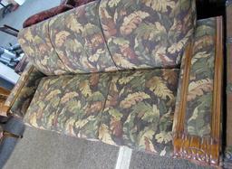 79 in. Antique Upholstered Couch