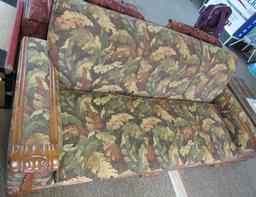 79 in. Antique Upholstered Couch