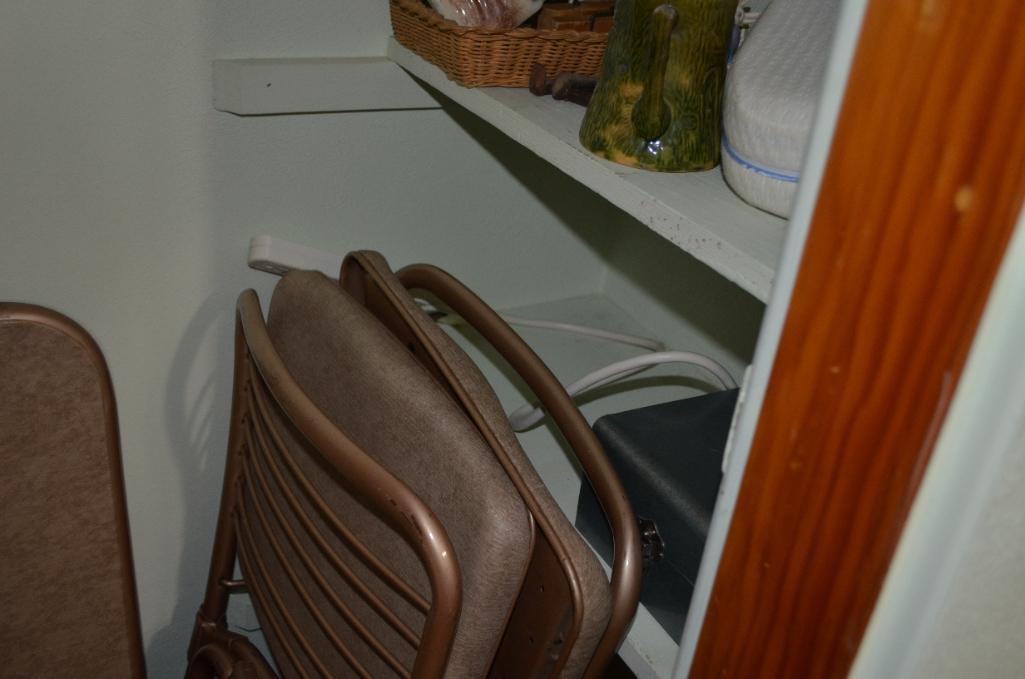 Contents of Bedroom closet to include