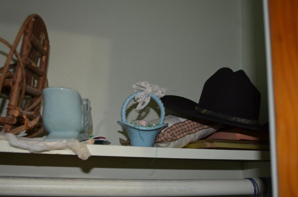 Contents of Bedroom closet to include