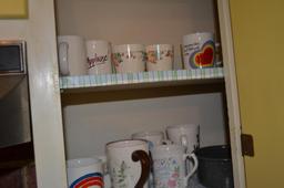 Contents of Corner of Kitchen Counter to include Jewel tea