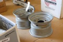 (2) LAWN MOWER STEEL RIMS